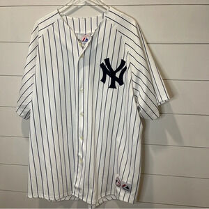 Vintage Majestic MLB NY Yankees #13 Rodriguez Jersey Adult Size 2X